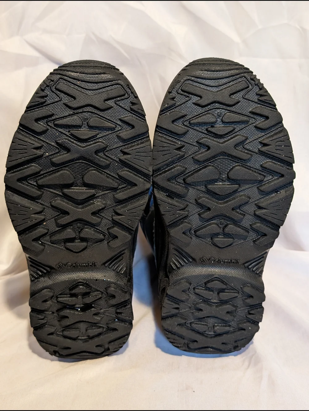 Columbia Kids Gray, Black & Blue Insulated Snow Boots